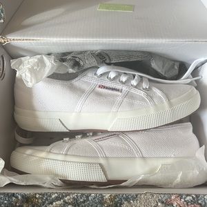NWT Superga 2750 COTU Classic White Sneakers 38/7.5